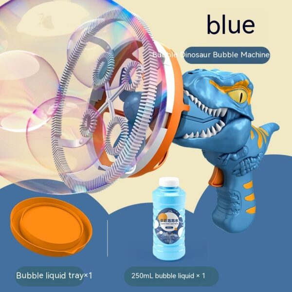 Fan Dinosaur Bubble Machine Bubble Blowing Toy Children's Handheld Bubble Machine New Cartoon Blowing Bubble Gun Toy Gift - Image 9