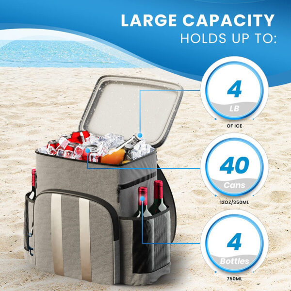 Large Capacity Refrigerated Backpack Picnic Insulation - Image 7