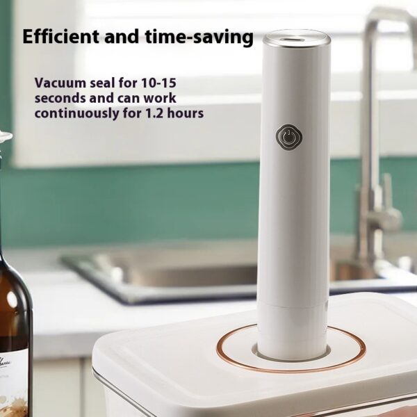 Smart Rechargeable Portable Handheld Mini Vacuum Food Preservation Machine Sealing Household - Image 4