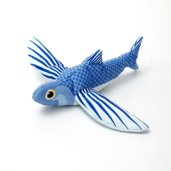 Pet Plush Toy Making Sound Electric Fish Jumping Winged Bird - Image 9