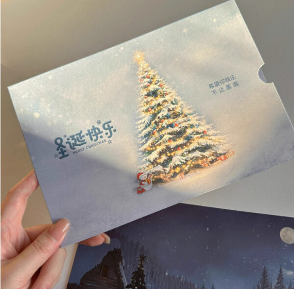 Temperature Changing Greeting Card Christmas Gift Surprise - Image 4