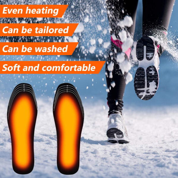 USB Heated Shoes Insoles Can Be Cut Winter Warm Heating Insoles Pad Feet For Boots Sneaker Shoes - Image 8