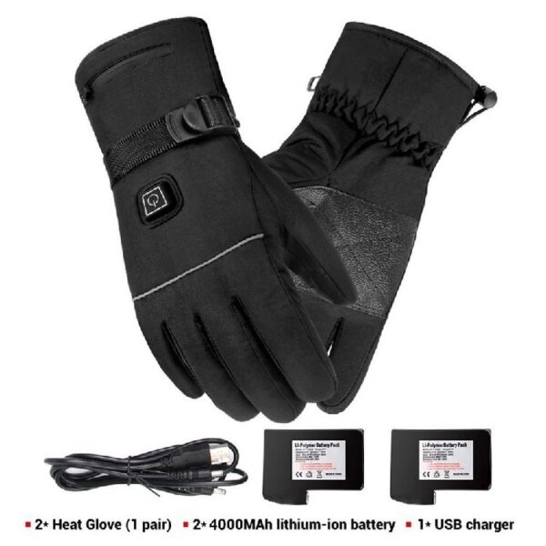 Winter Electric Heated Gloves Motorcycle Touch Screen Gloves - Image 8