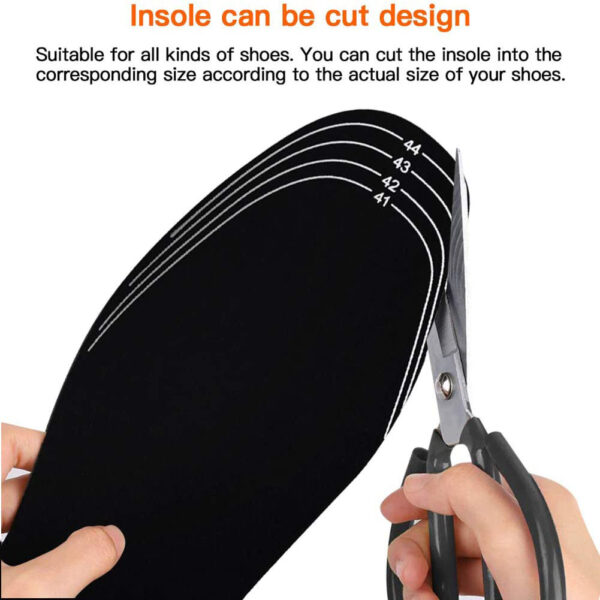 USB Heated Shoes Insoles Can Be Cut Winter Warm Heating Insoles Pad Feet For Boots Sneaker Shoes - Image 5